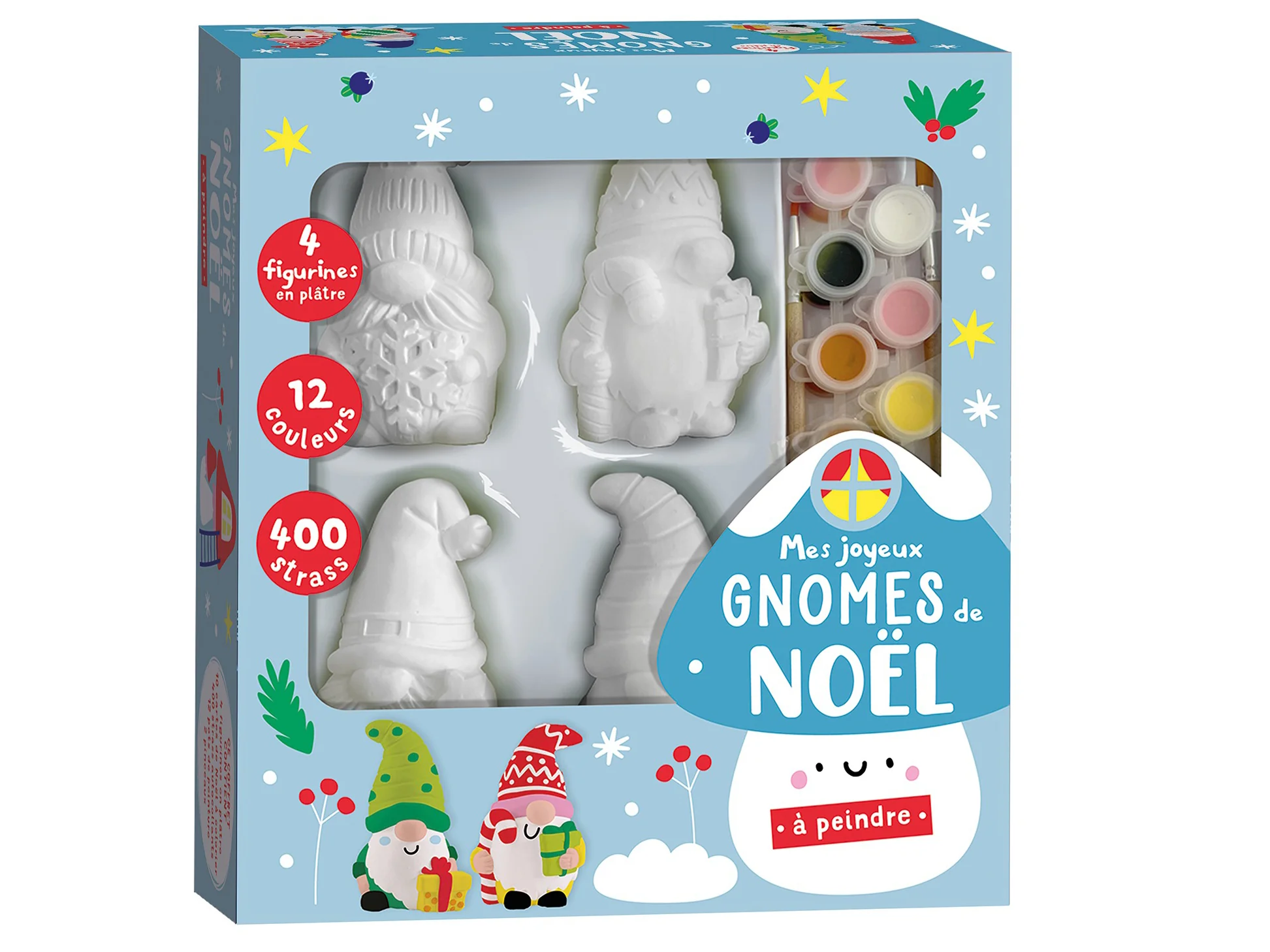 Mes joyeux gnomes de Noël à peindre - 1 2 3 Soleil