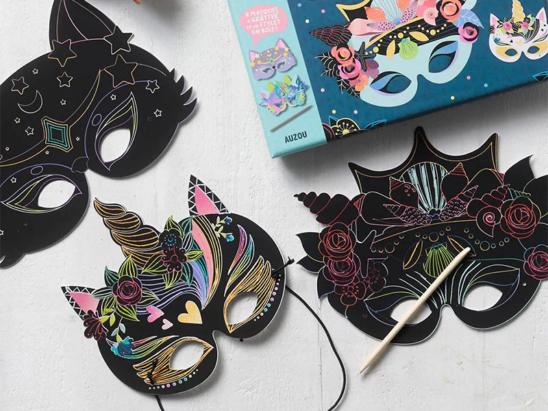 Coffret mes masques à gratter - Image 2