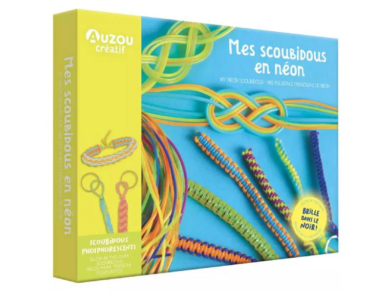 Mes scoubidous en néon - Mon coffret d'artiste