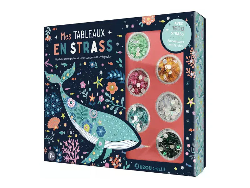 Mes Tableaux en strass - Auzou Créatif
