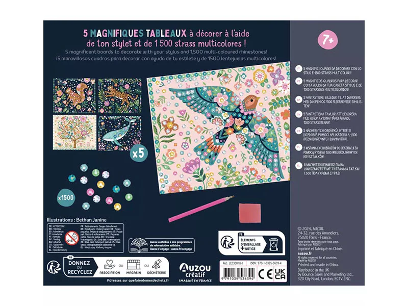 Mes Tableaux en strass - Auzou Créatif - Image 5
