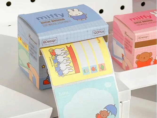 Miffy Bloc-notes adhésifs détachables - 120 feuilles - Image 8