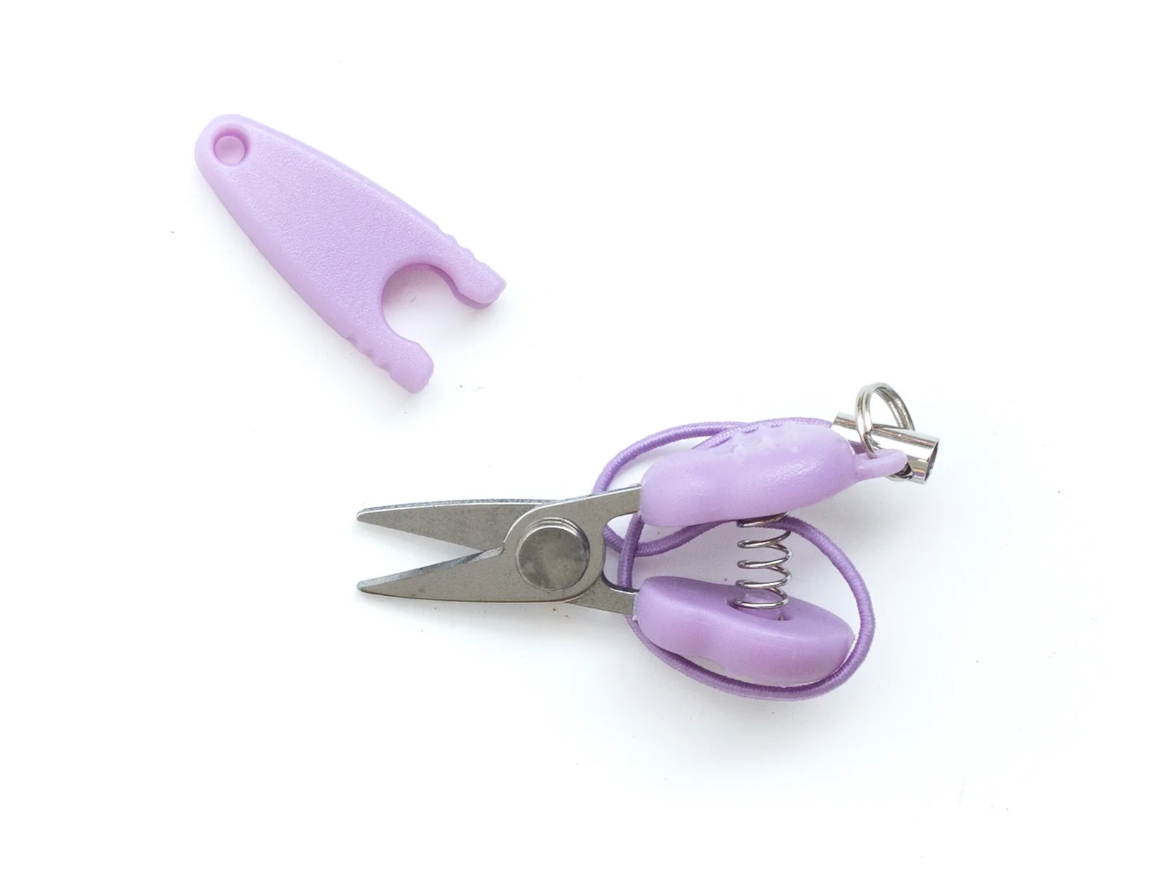 Mini-ciseaux avec dragonne, violet