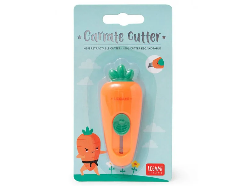 Mini cutter carotte rétractable - Legami