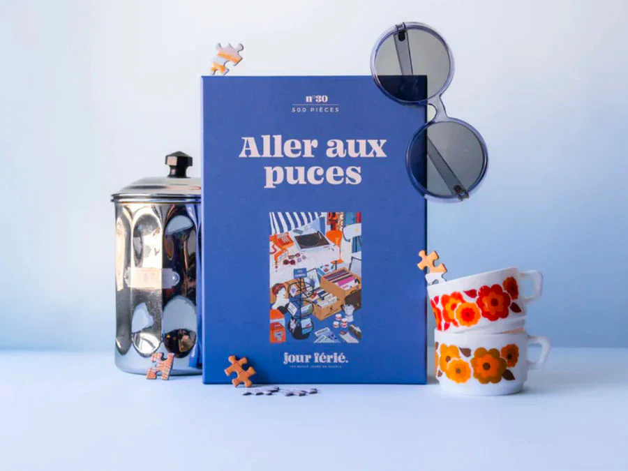 Puzzle Aller aux puces - 500 pièces - Jour Férié - Image 3