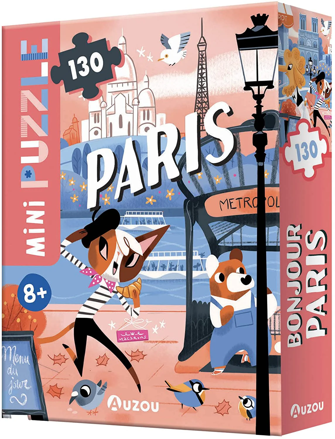 Mini puzzle - Bonjour Paris - 130 pièces