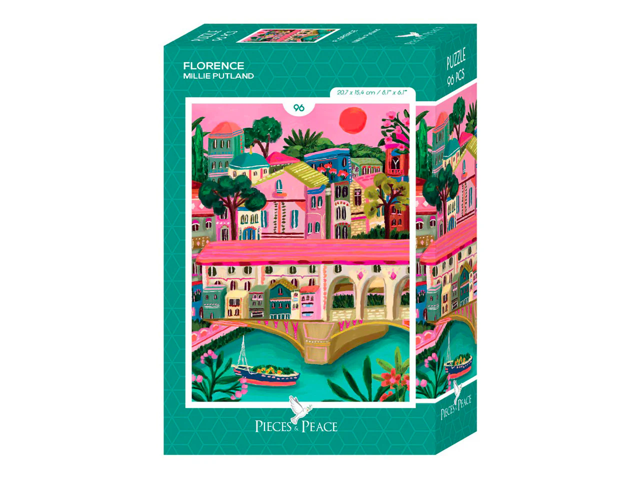 Mini Puzzle – Florence 96 pièces - Pieces & Peace