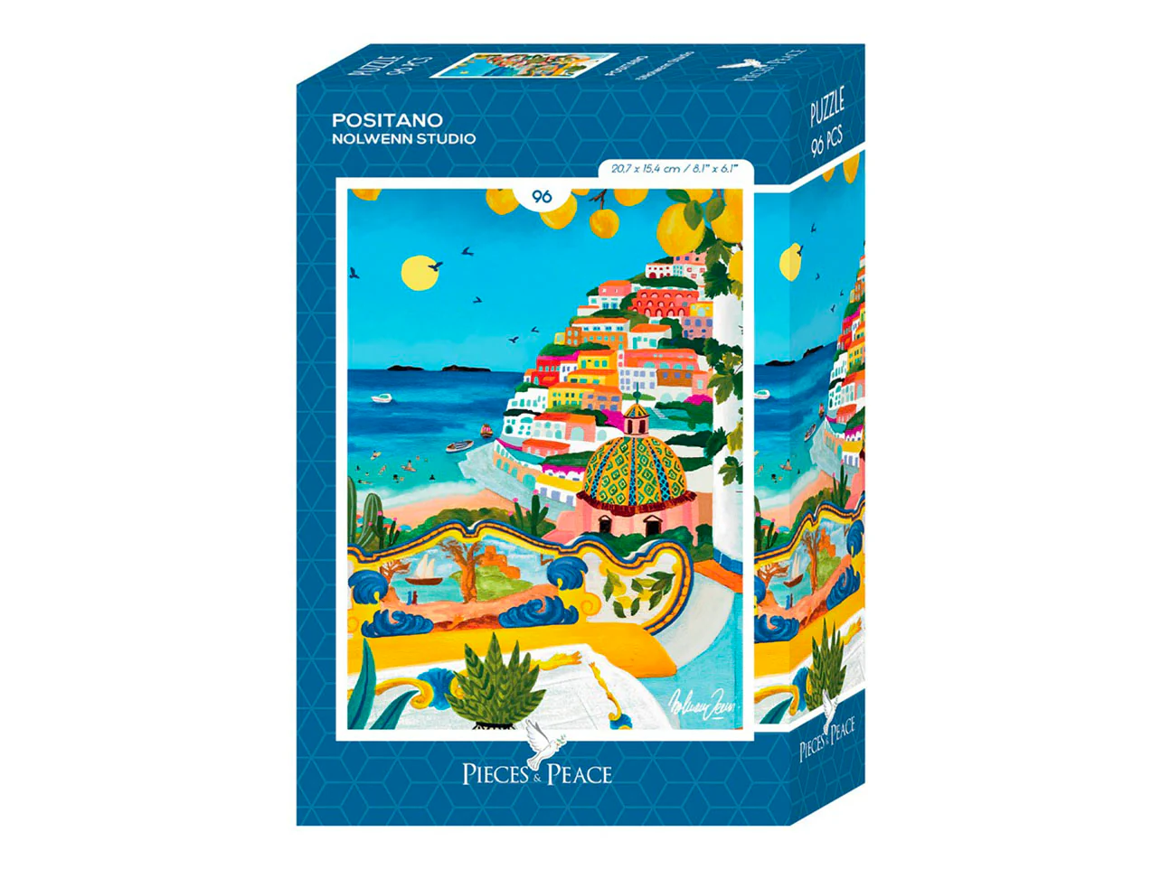Mini Puzzle – Positano 96 pièces - Pieces & Peace