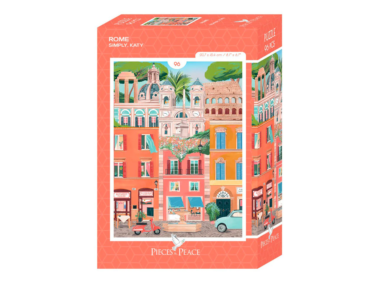 Mini Puzzle – Rome 96 pièces - Pieces & Peace
