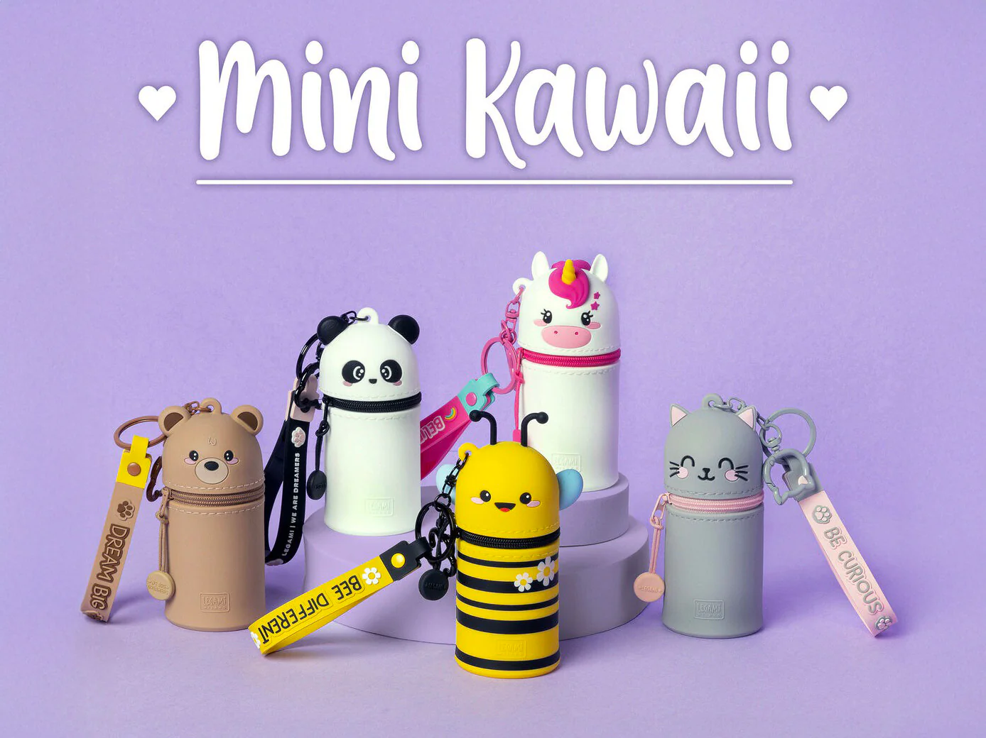 Mini trousse & porte clés Kawaii - Licorne - Legami - Image 8