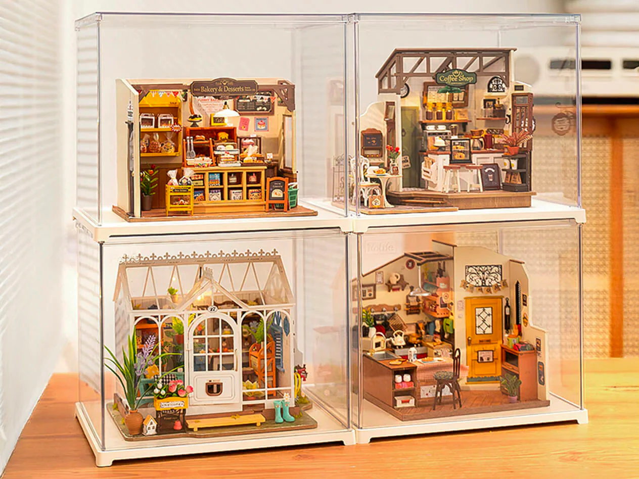 Vitrine pour maquette et miniature - Robotime - Image 2