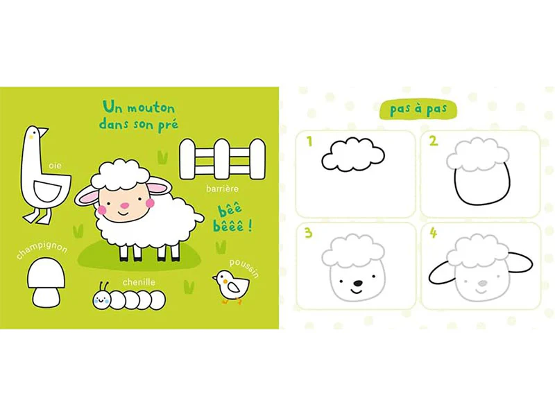 Mon ardoise magique Les animaux pour Dessiner pas Ă pas - Image 4