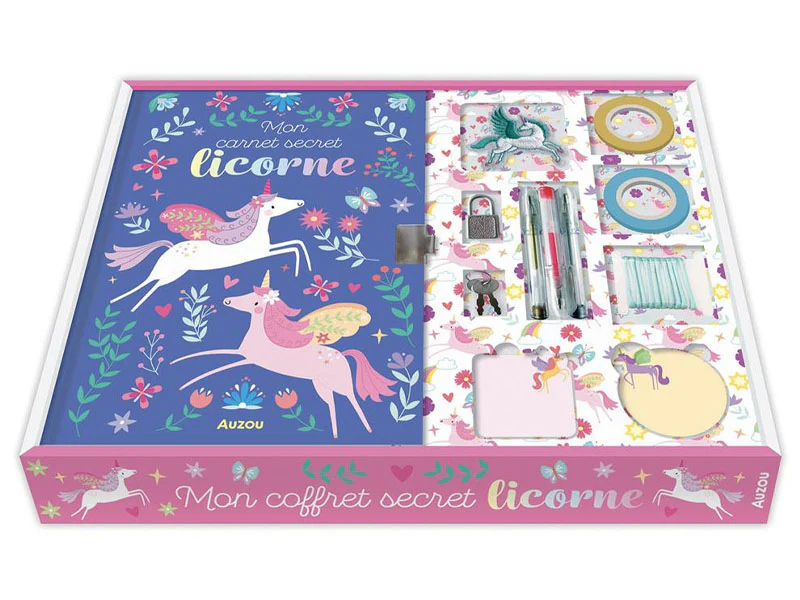 Mon carnet secret licorne - Auzou