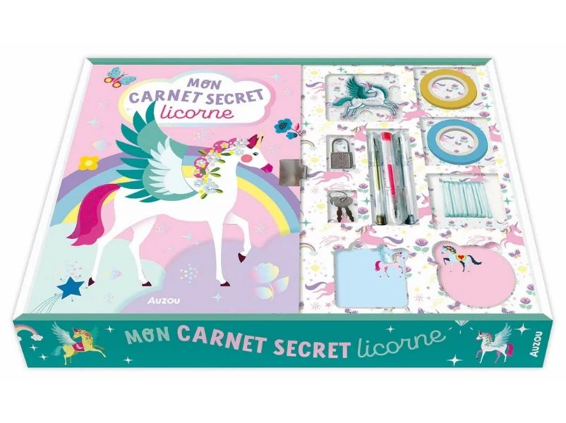 Mon carnet secret - Licorne - Auzou