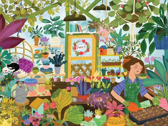 Puzzle La Serre 2000 pièces – Pieces & Peace - Image 2
