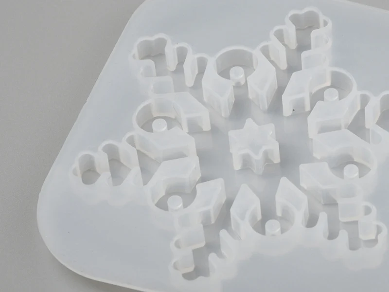 Moule en silicone - 3 flocons de neige - Image 4