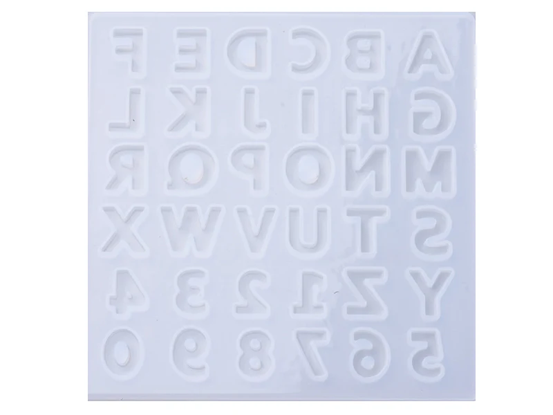Moule en silicone - alphabet et chiffre - Image 2