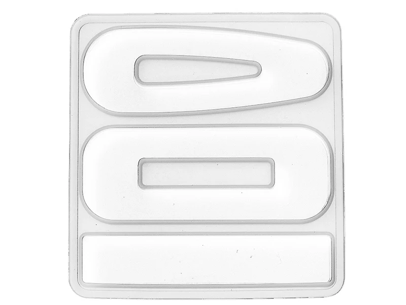 Moule en silicone - barrettes tendances