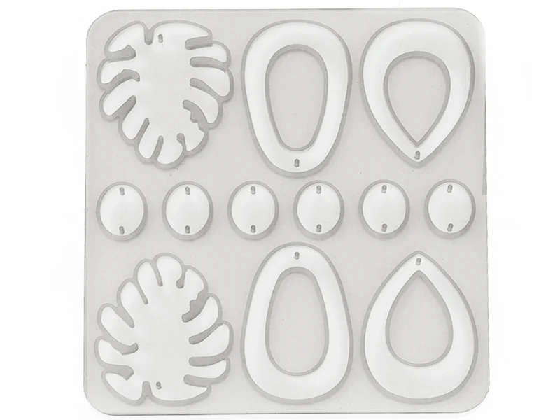 Moule en silicone - Formes ovales bijoux