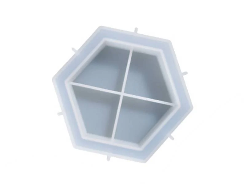 Moule en silicone - Petite coupelle hexagonale - 13,1 x 11,6 cm