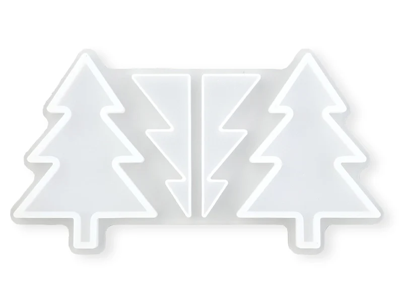 Moule en silicone - sapin 3D
