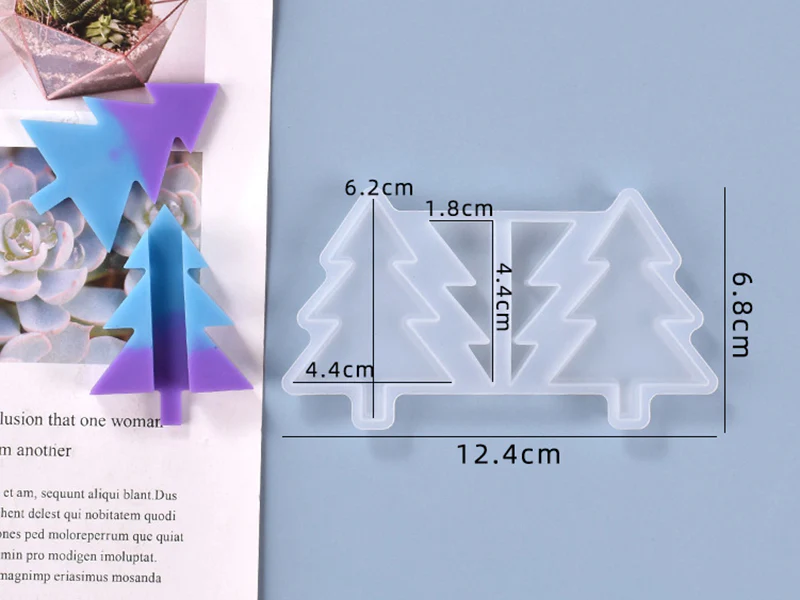 Moule en silicone - sapin 3D - Image 3