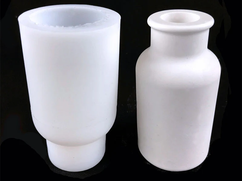 Moule en silicone - Vase allongé à rainure - Image 3