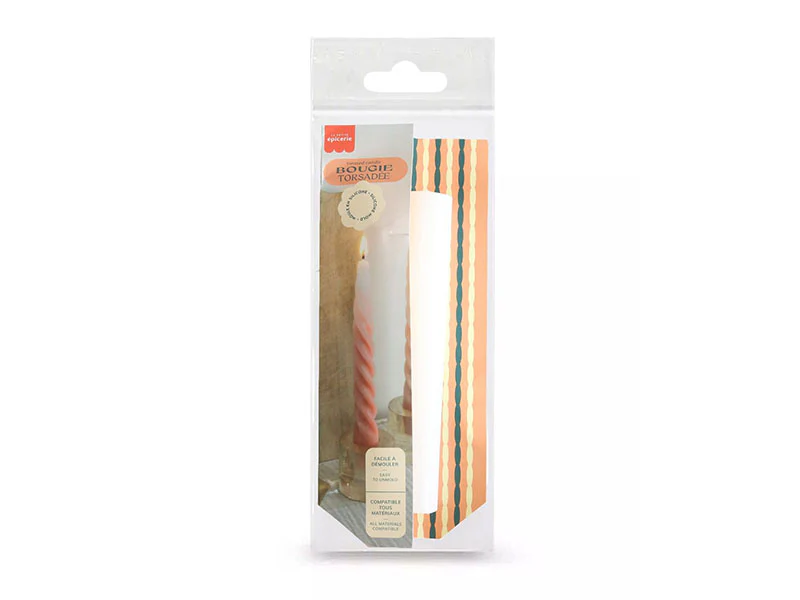 Moule Silicone - Chandelle torsadée