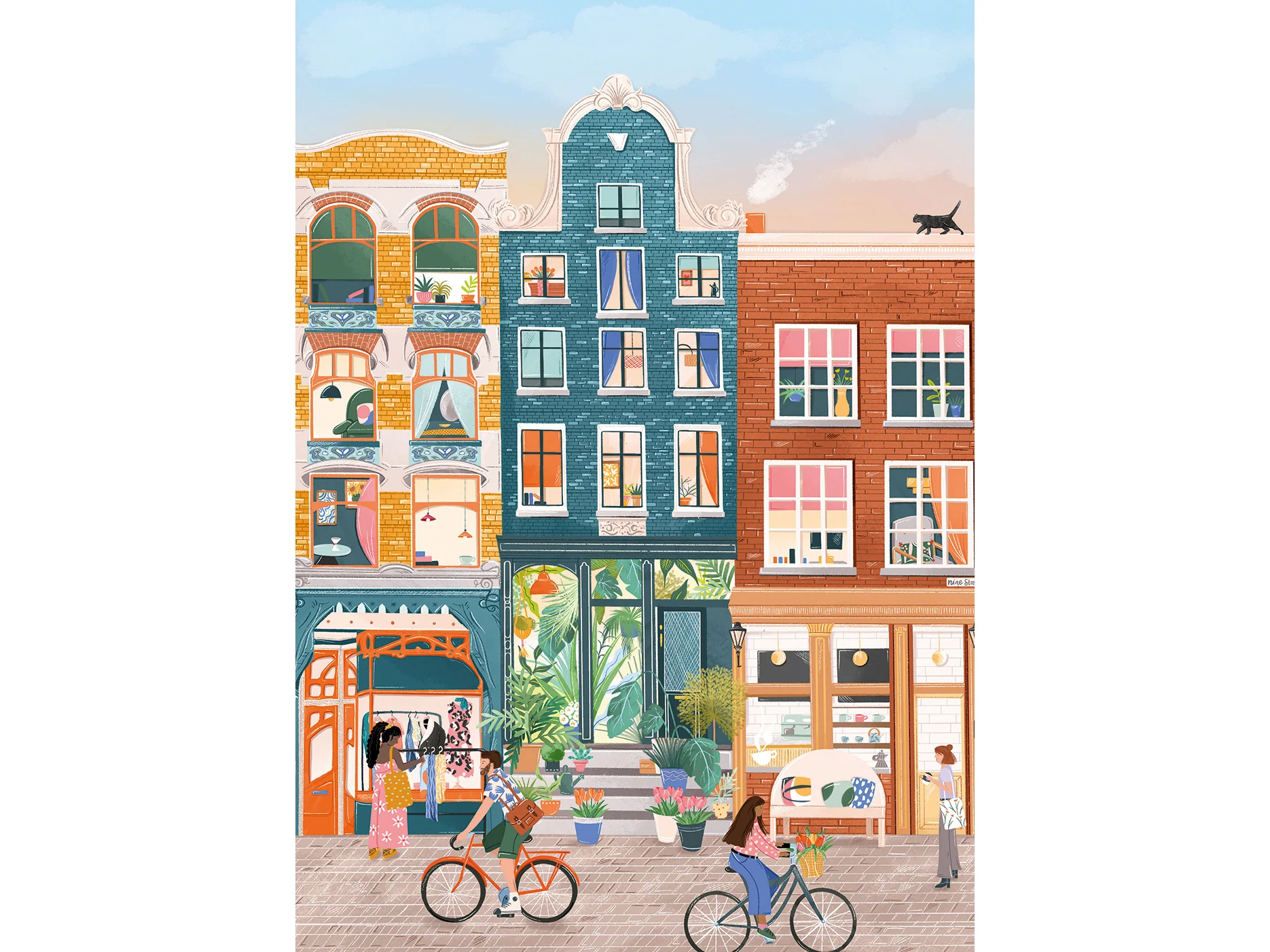 Puzzle Neuf Rues, Amsterdam 500 pièces - Pieces & Peace - Image 3