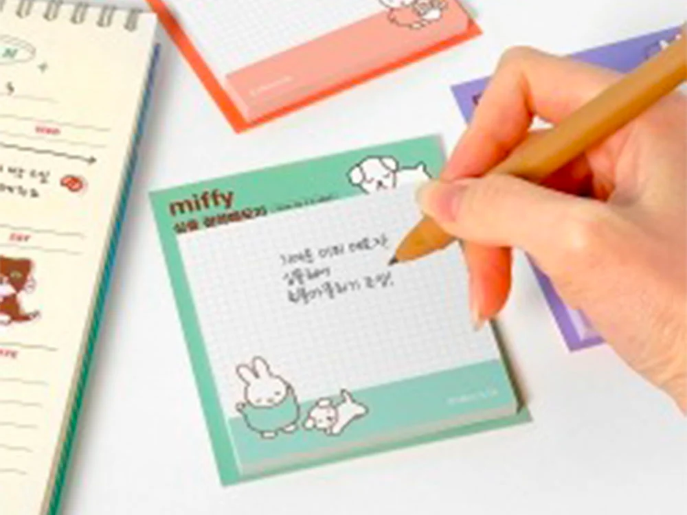 Notes adhésives Miffy jaune - Image 4