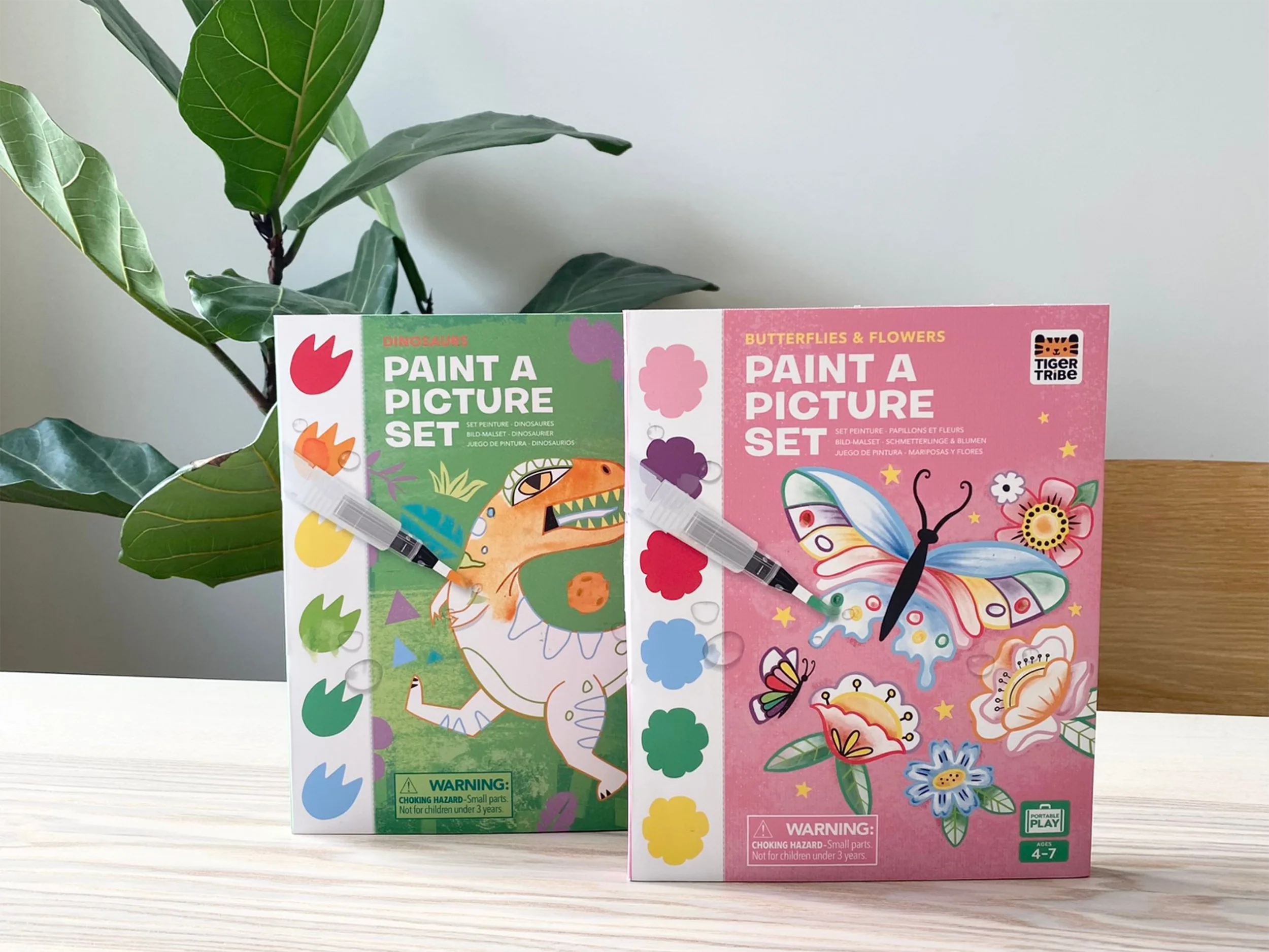 Paint A Picture Set - Kit d'aquarelle enfant - Butterflies & Flower - Image 8