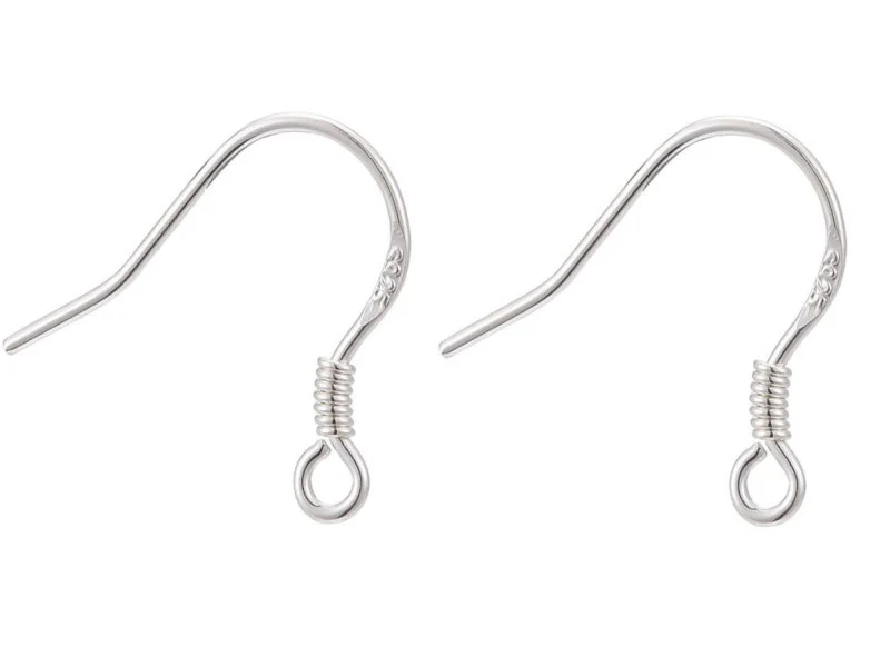 Paire de boucles d'oreilles crochet - Argent 925