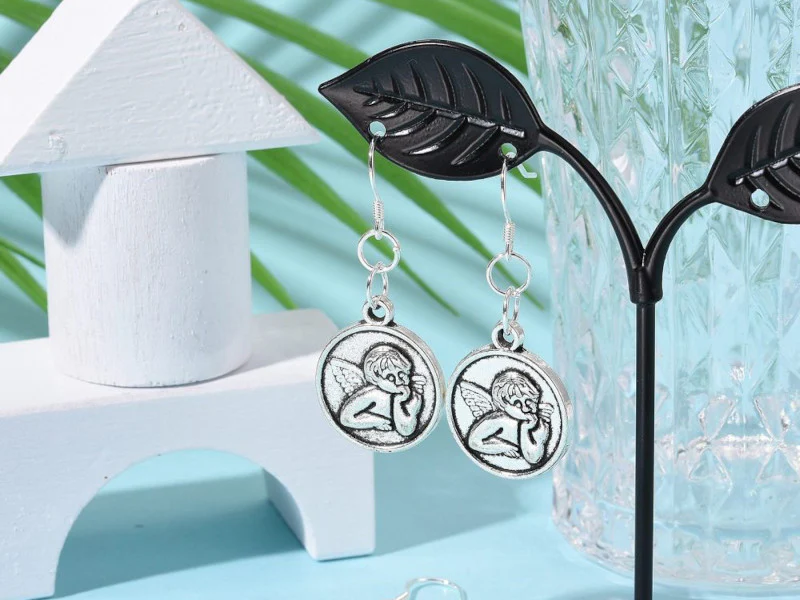 Paire de boucles d'oreilles crochet - Argent 925 - Image 3