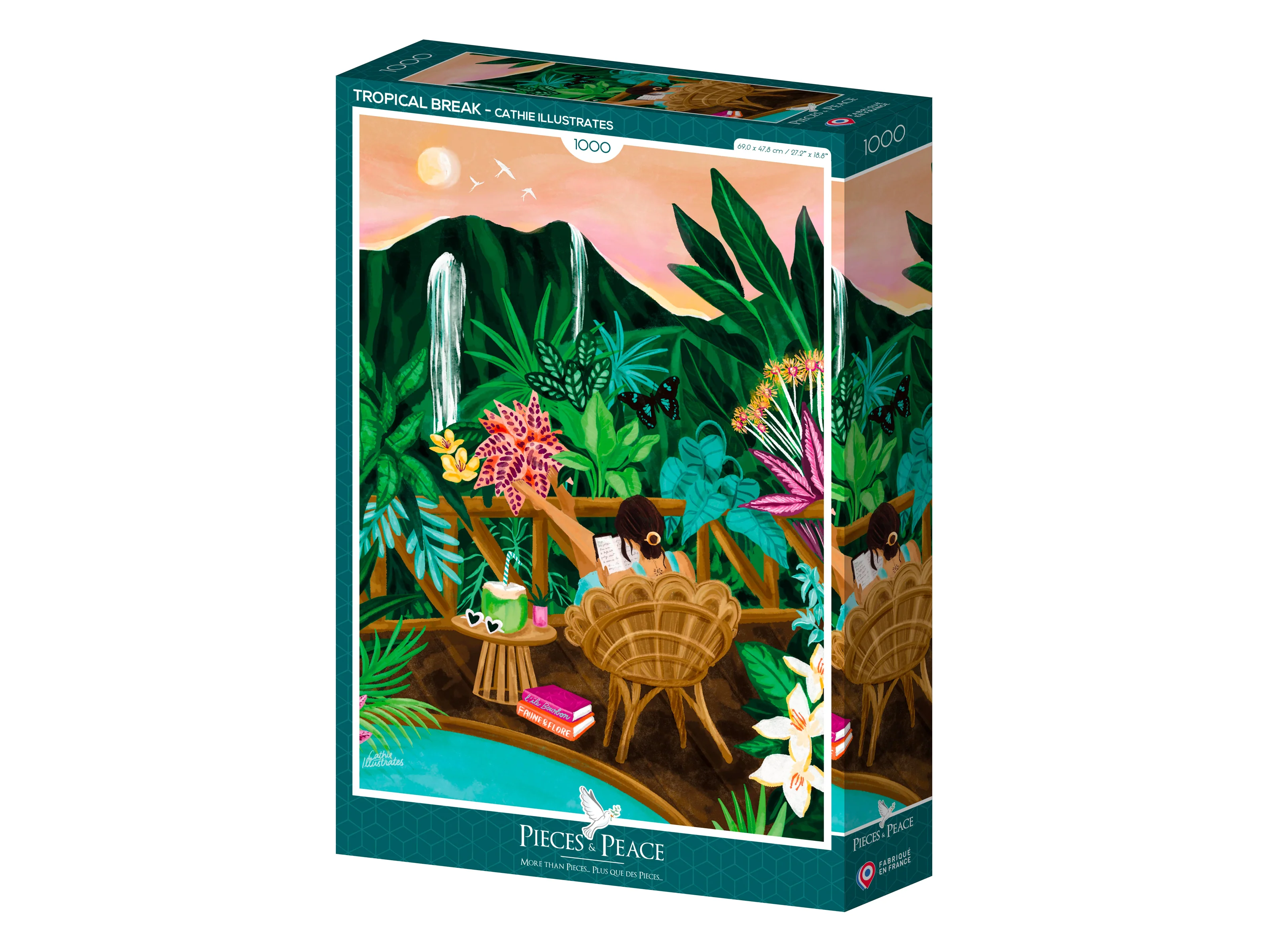 Puzzle Parenthèse Tropicale 1000 pièces - Pieces & Peace