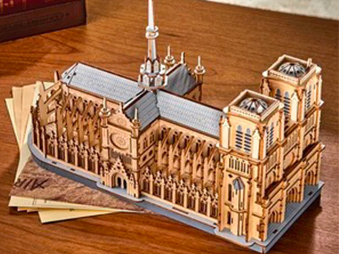 Maquette Paris Cathedral Miniature DIY - Robotime - Image 7