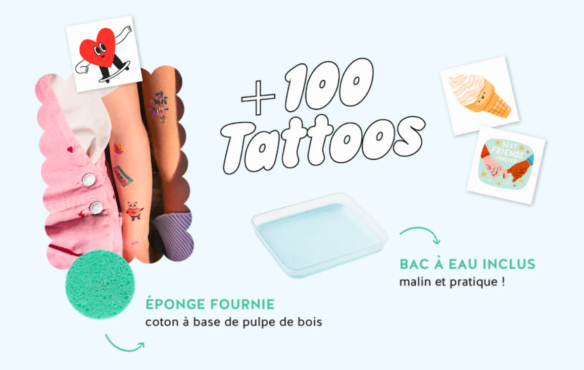 Party Box de 100 Tattoos - La Petite Epicerie - Image 3