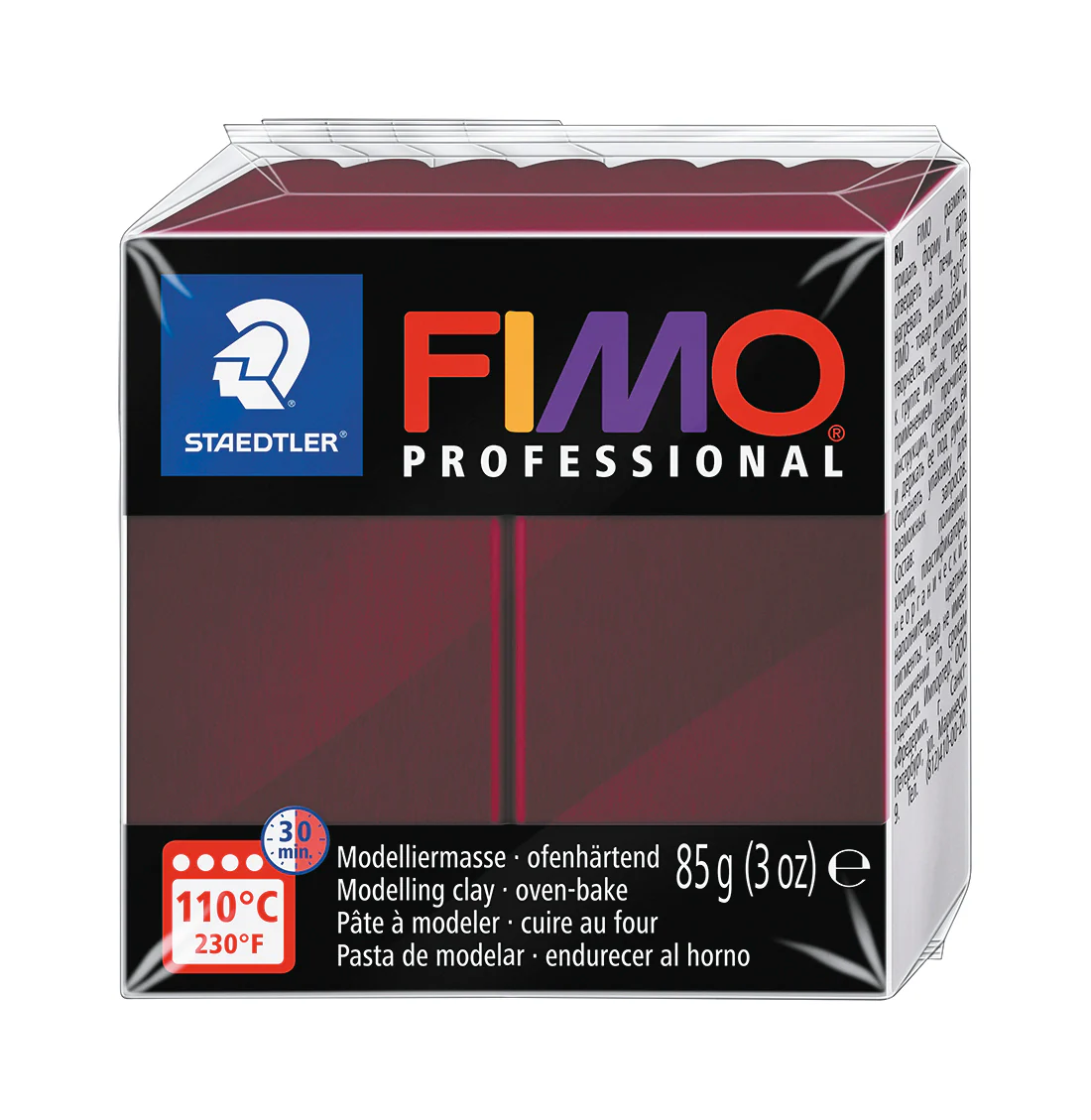Pâte Fimo Pro bordeaux 23