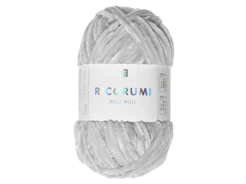 Pelote Nilli Nilli Ricorumi 25g - Gris Argent 025