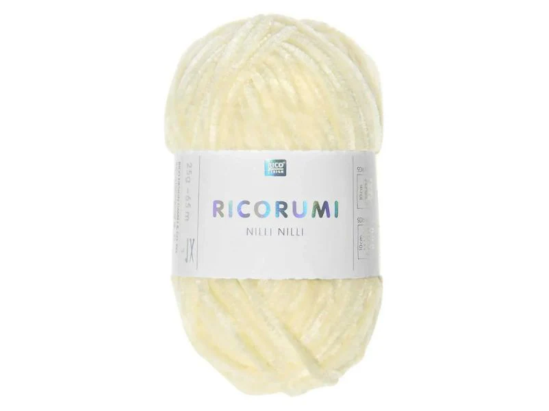 Pelote Nilli Nilli Ricorumi 25g - Jaune 003