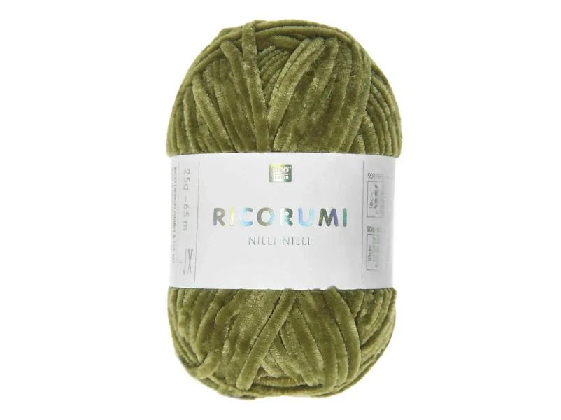 Pelote Nilli Nilli Ricorumi 25g - Vert Olive 020