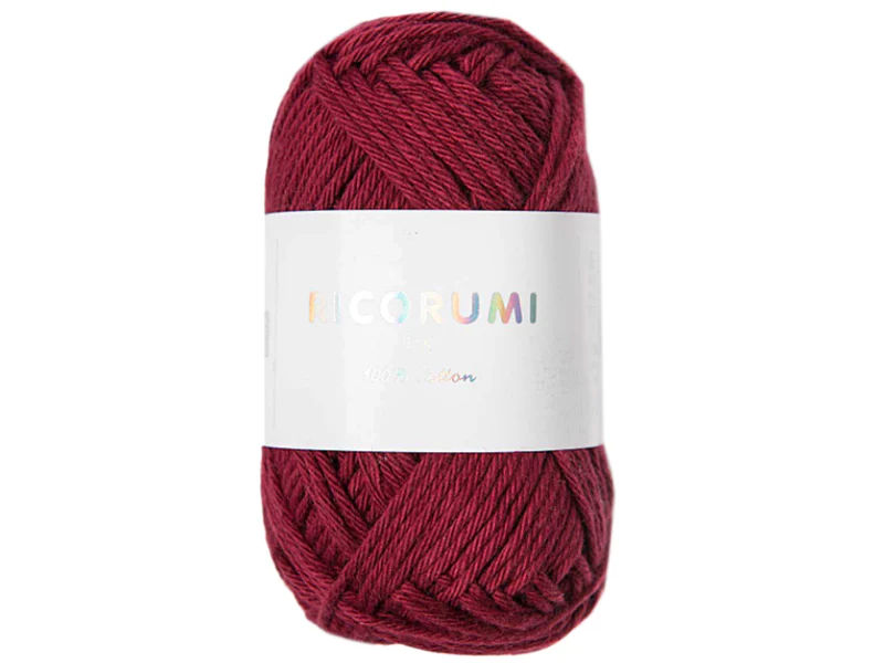Pelote Ricorumi coton DK - Bordeaux (30)