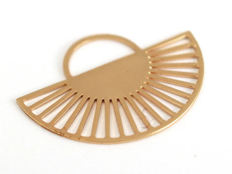 Pendentif LOUISE - doré à l'or fin 24K - Image 2