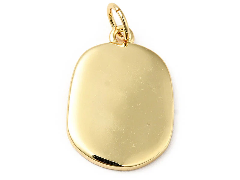 Pendentif soleil doré à l'or fin 18K - 18 x 13 mm - Image 4