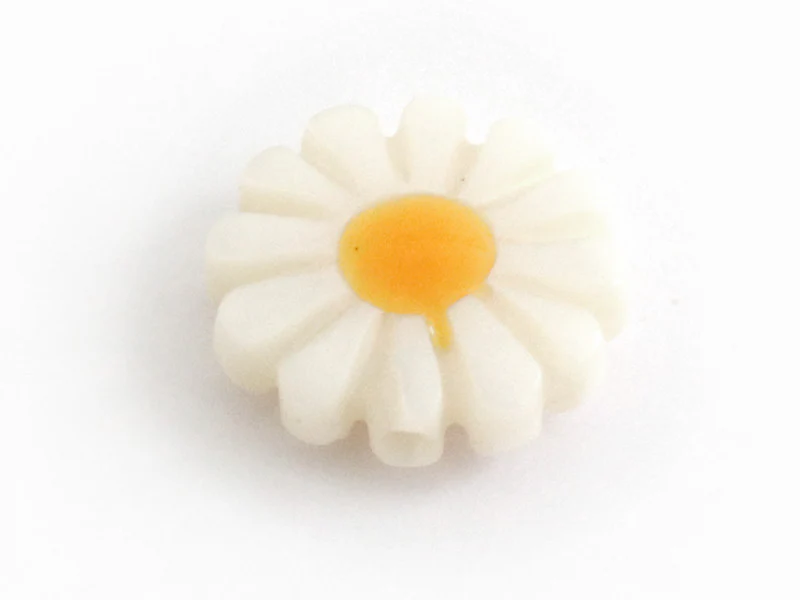 Perle paquerette en nacre véritable - 12 mm - Image 8