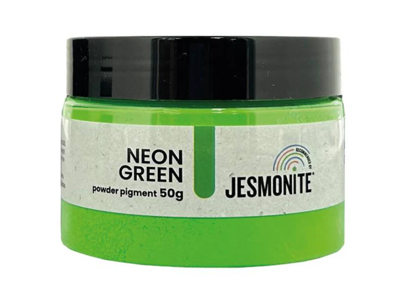 Pigment fluo vert en poudre pour Jesmonite - 50 gr