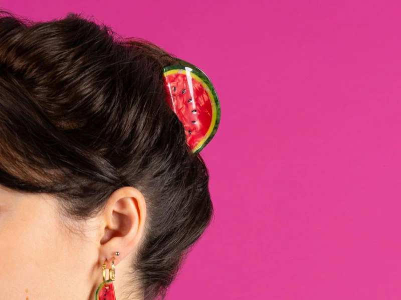 Pince à cheveux - Pastèque - Image 6