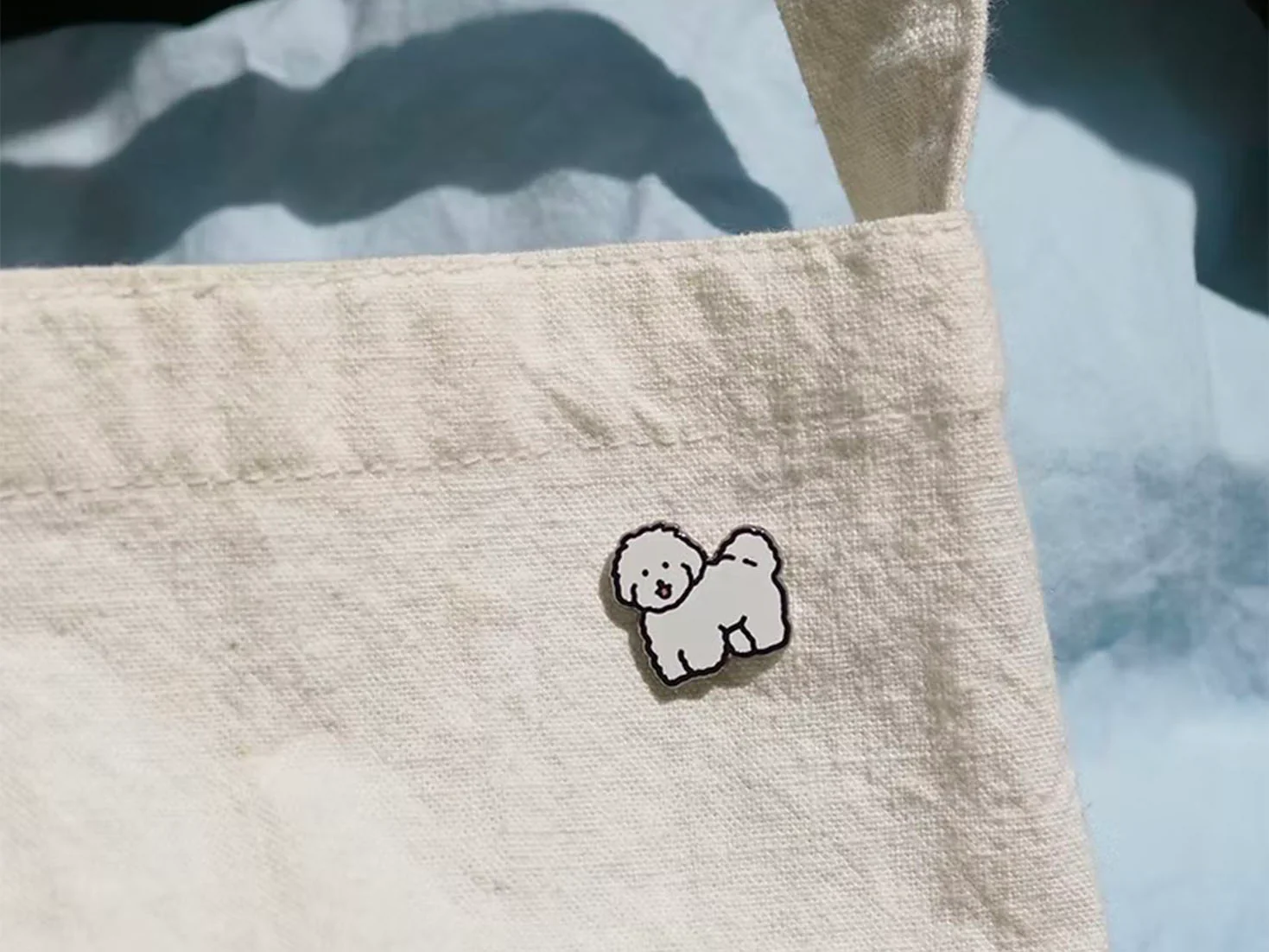 Pin's Petit chien blanc Puppy - Zero per Zero - Image 4