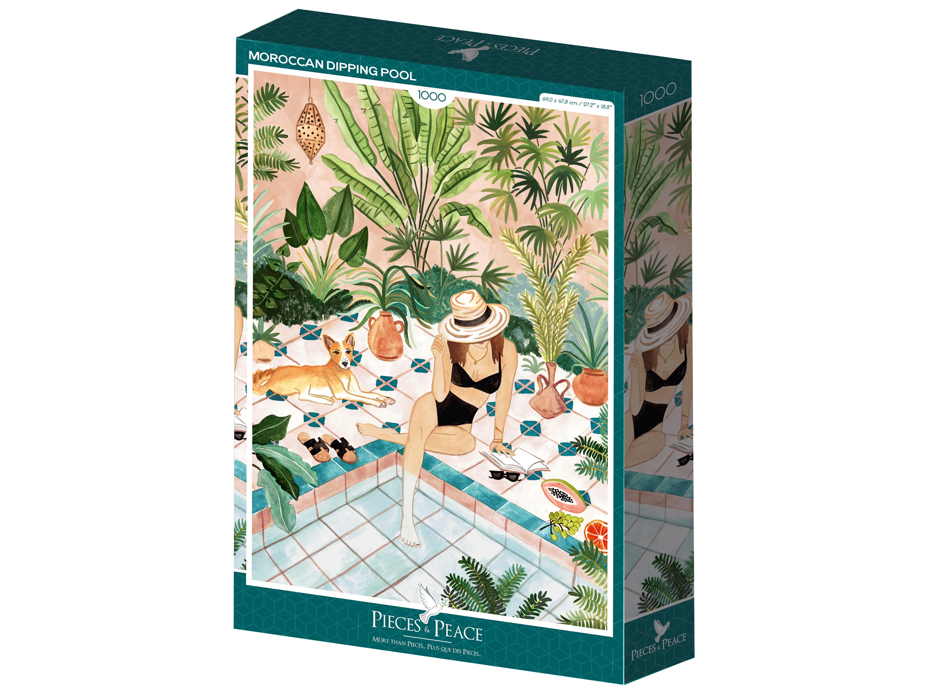 Puzzle Piscine Marocaine - 1000 pieces - Pieces & Peace