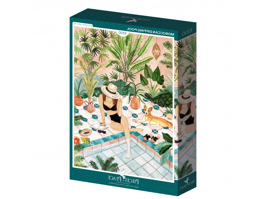 Puzzle Piscine Marocaine - 1000 pieces - Pieces & Peace - Image 4