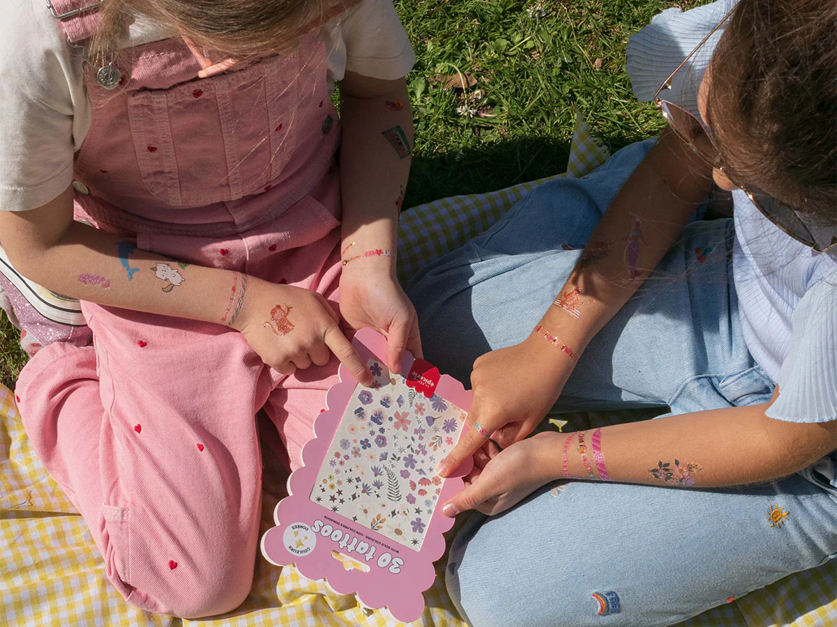 Pochette de 100 Tattoos - Fleurs - Image 5